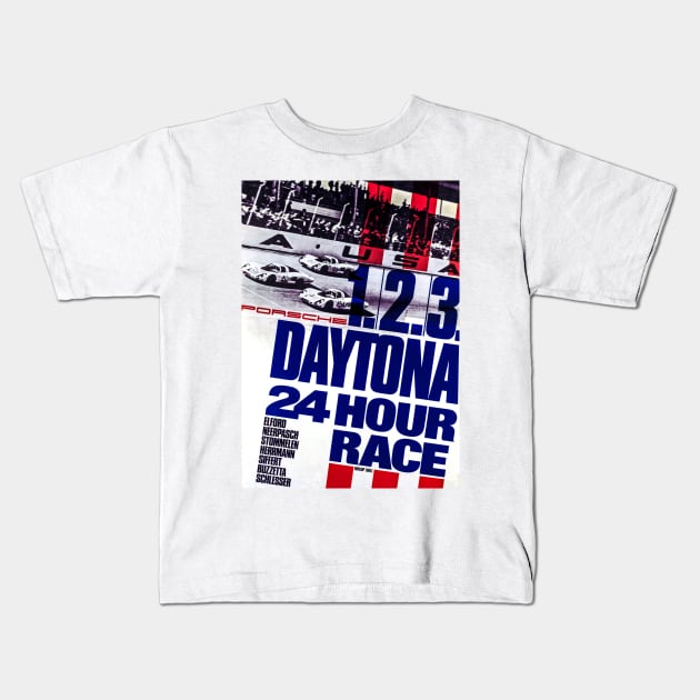 Daytona 123 Kids T-Shirt by FASTER